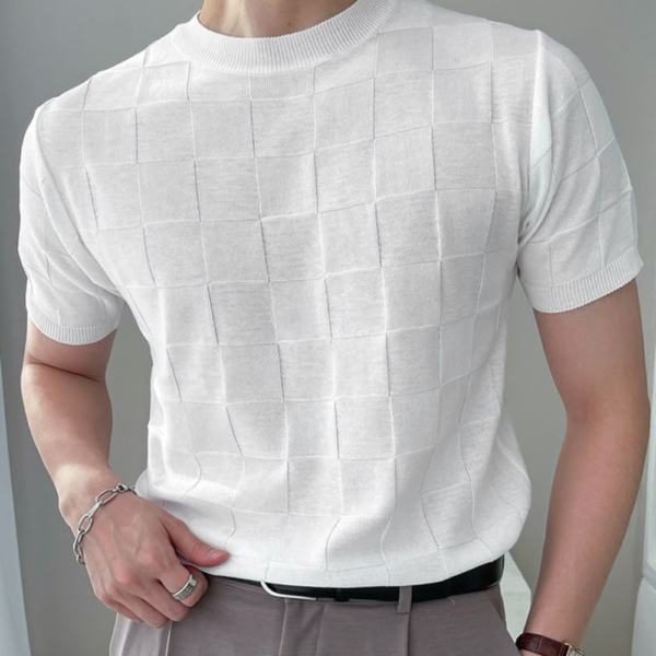 Men Printed Round Neck Polyester Grey  T-Shirt