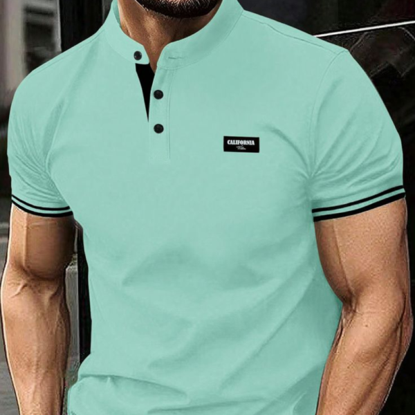 Men Printed Round Neck Cotton Blend Black T-Shirt