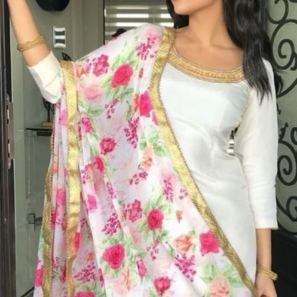 Banarasi Silk Woven Design Dress Materials With Jacquard Dupatta